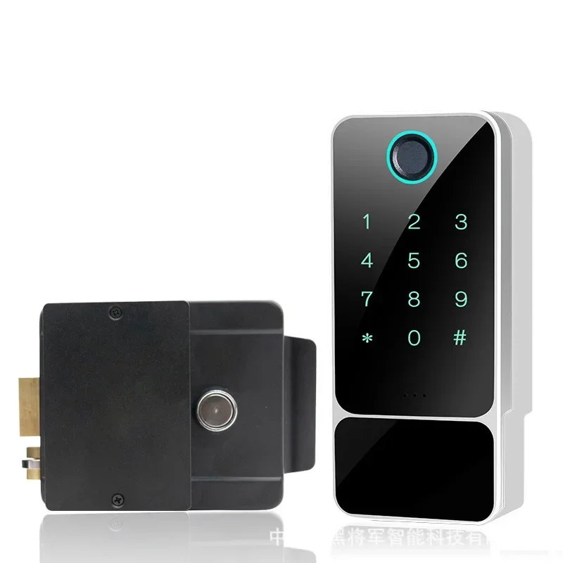 Intelligent fingerprint door lock waterproof IP65 outdoor door, fingerprint+password+swipe card+key