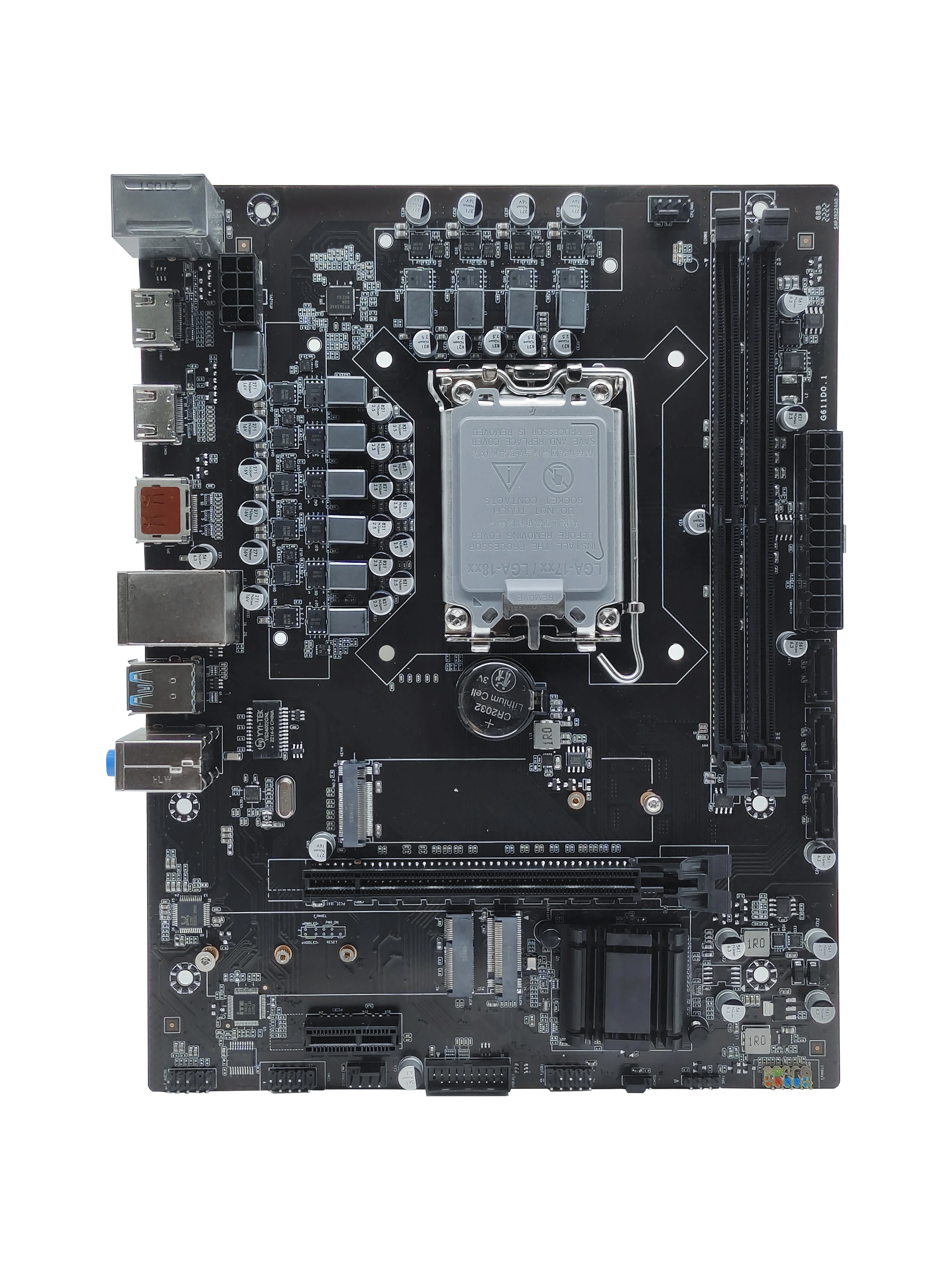 MONGOL H610M Gaming Motherboard HDMI DP DDR4 LGA1700 Supports Intel 12th Gen Core CPU (12100F /12400F) M.2 NVME for Desktop PC