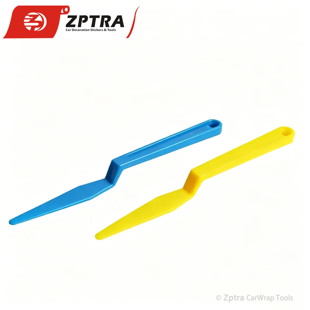 High-quality PP Material Car Window Tint Gasket Shank Corner Squeegee Handle Long Reach Scraper Tool for Film Sticking