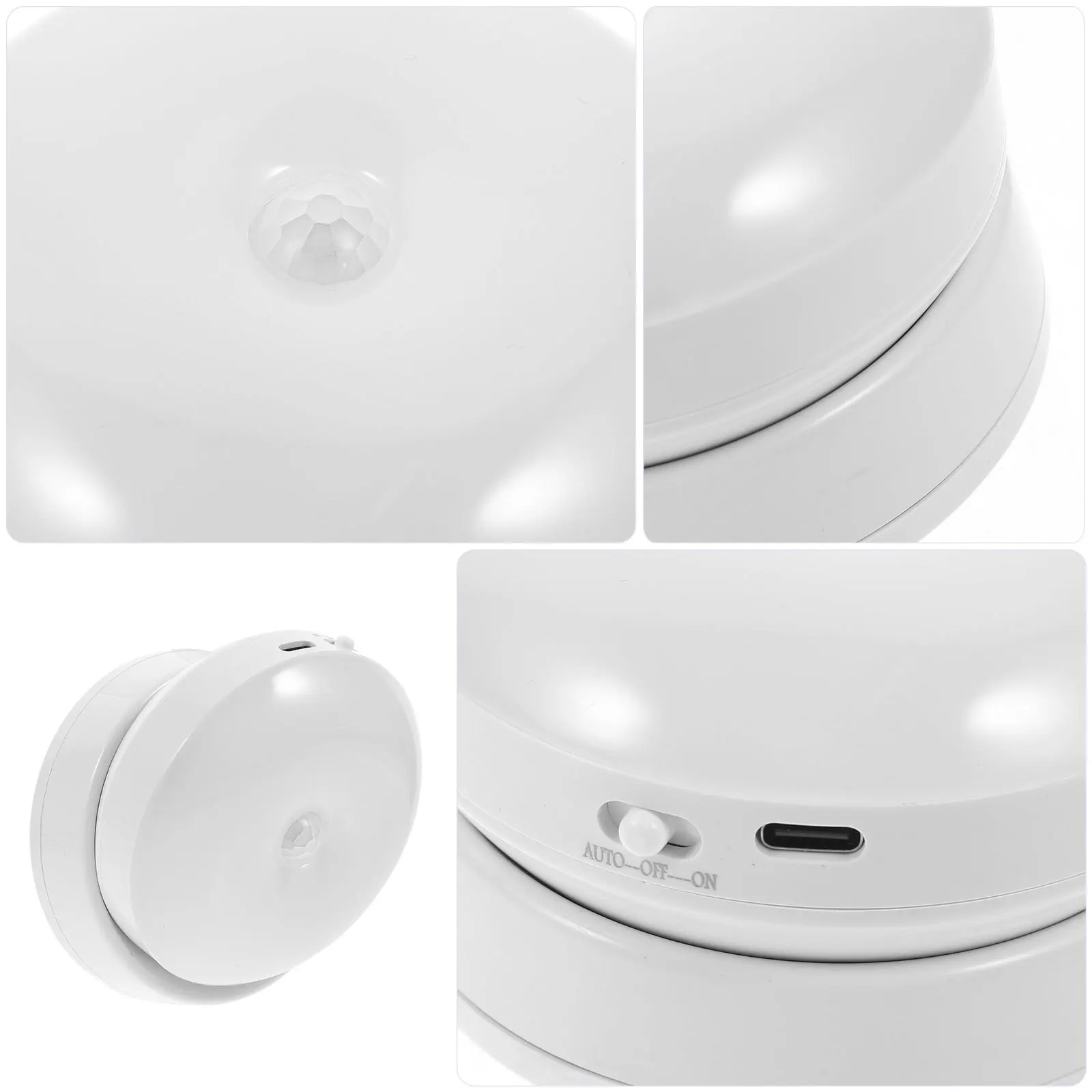 

Small LED Motion Sensor Night Light Rechargeable Wall Lamp Hallway Cabinet Stair Light Sensor Lights Stair Lights