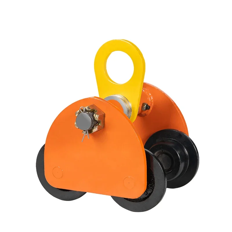 

Upgrade Hand-pulled Sports Car I-beam Pulley Electric Hoist Mobile T-sleeve Type 1 Ton 2T Monorail Driving Manual