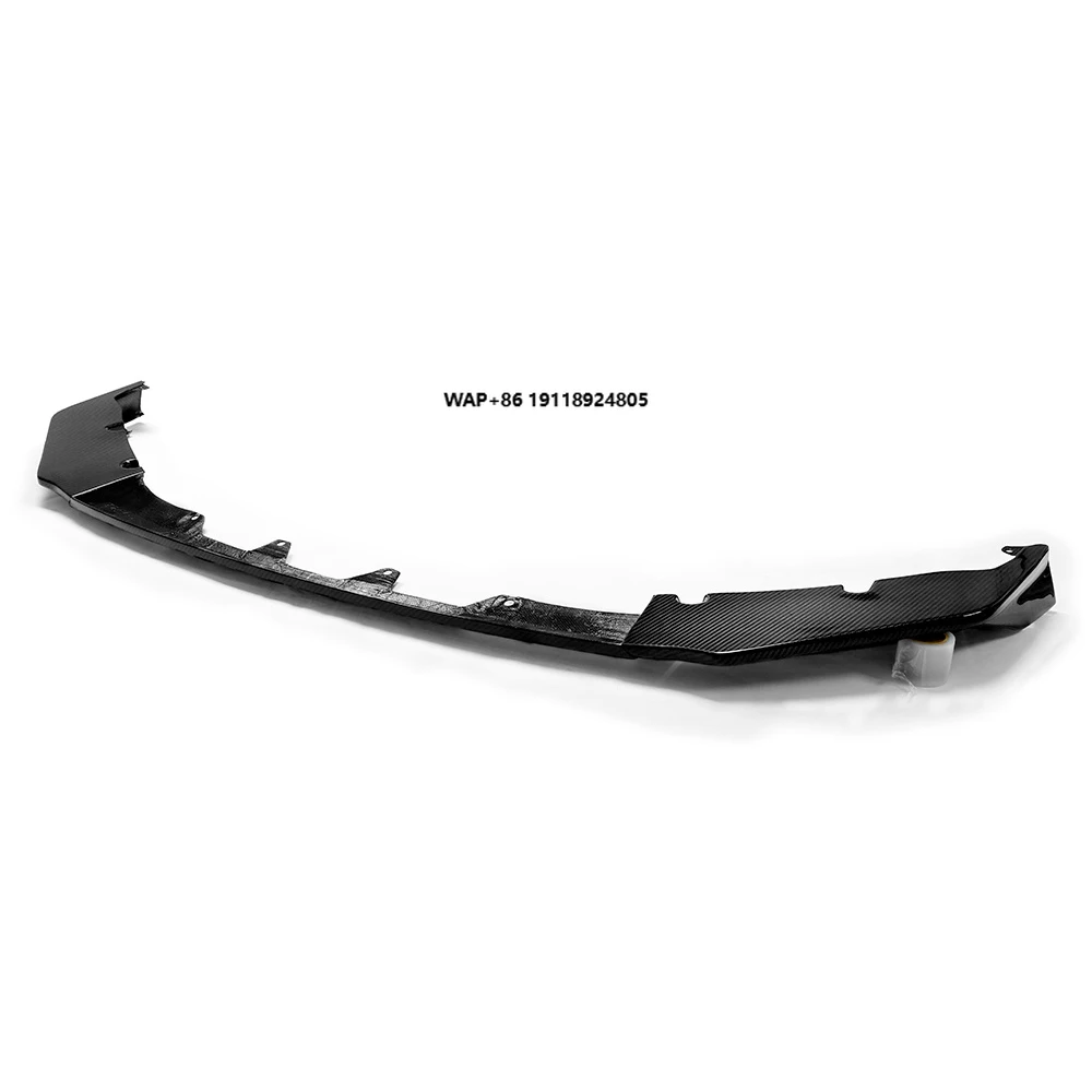 

For B-MW M3 M4 G80 G82 G83 2021-2025 Dry Carbon Fiber V Style Front Lip Front Bumper Front Shovel Automotive Spoiler Body Kit