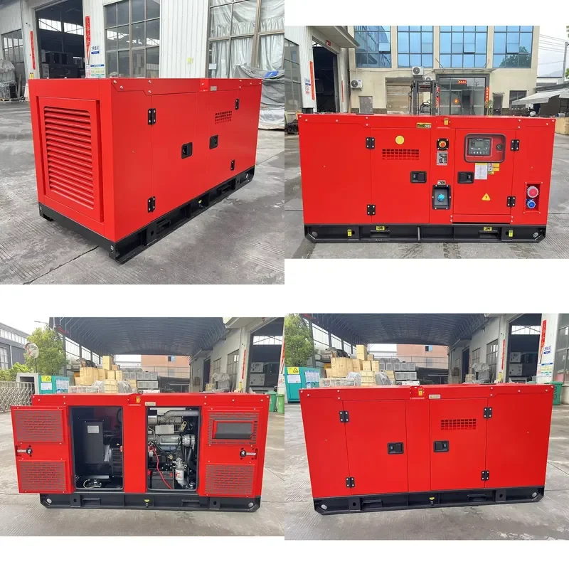 3 Phase 30 KVA 24 KW 50Hz Silent Generator with Auto Start Remote Start Open Frame ATS