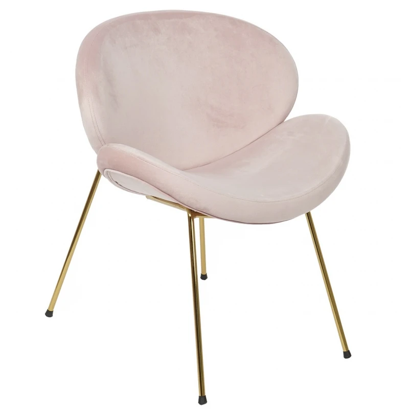 Pink Velvet polyester chair chairs and armchairs for 162836 fantasy Salon