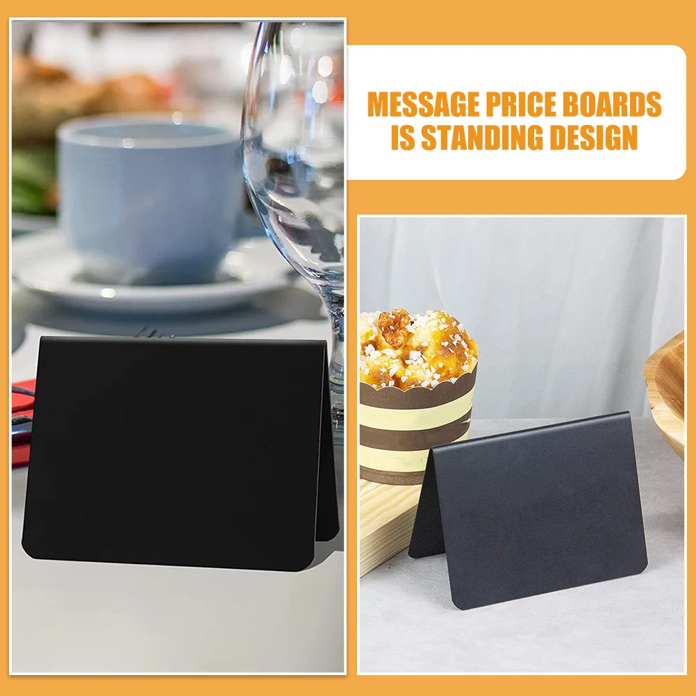 15 قطعة علامات السبورة الصغيرة لوحات أسعار سطح المكتب الكتابة السبورات متعددة الوظائف عرض الرسم سبورة صغيرة