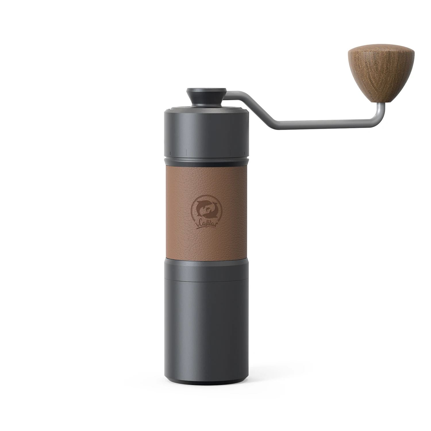 

Adjustable All-Purpose Grinding with Silicone Anti-skid Ring 420 Stainless Steel 7Core Burrs Portable Manual Coffee Bean Grinder