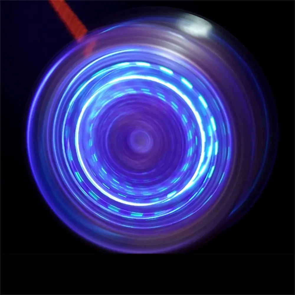 Yoyo Luminous Yoyo Toy para Crianças, Alta Velocidade, Adereços Especiais, Brinquedos para Iniciantes, Competição de Yoyo Metal, Alumínio