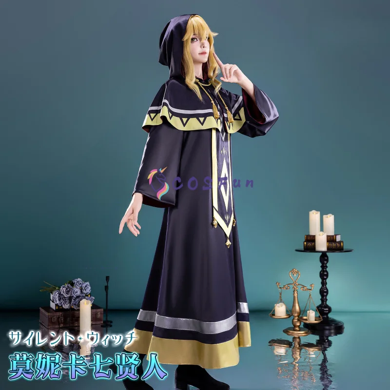 

Monica Everette Cosplay The Secret of the Silent Witch Costume Halloween Carnival Party Christmas Play Role Clothes Clothing