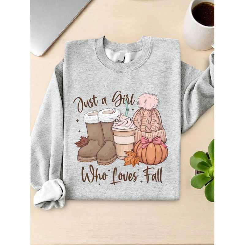 

Свободная толстовка с принтом тыквы на Хэллоуин, женская повседневная толстовка из комфортной мягкой ткани, осенняя модная уличная одежда