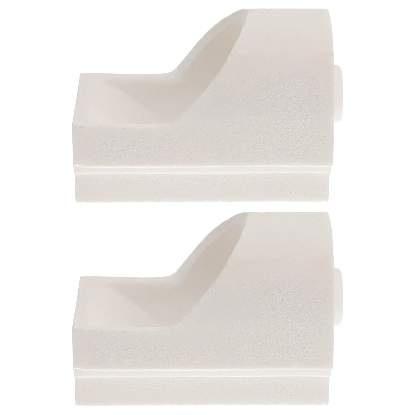 2Pcs Crucible Hooded High Temperature Quartz Zirconia Casting Jewelry Gold Silver Metal Melting Equipment