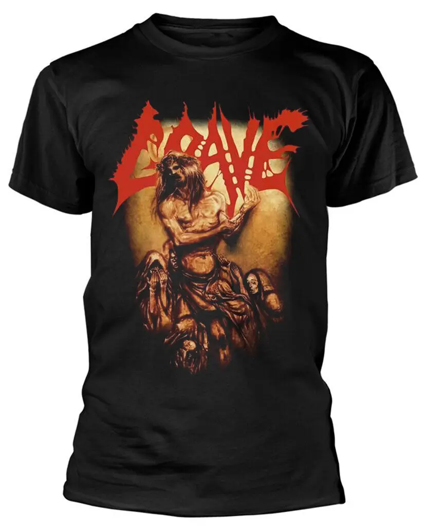 Grave And Here I Die Satisfied Black T Shirt New Official