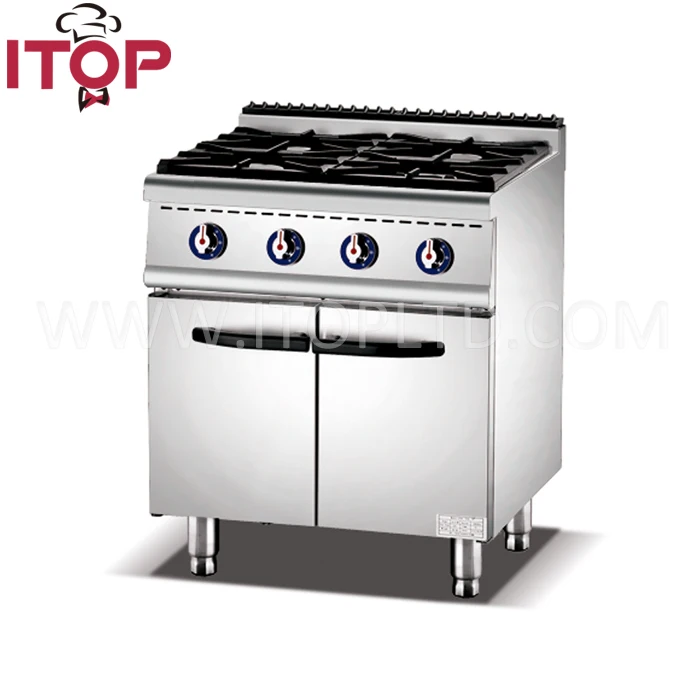 Open Burners Range 4 or 6 burners cooking range with oven with grill Kitchen Appliances Gas cook Range With Oven