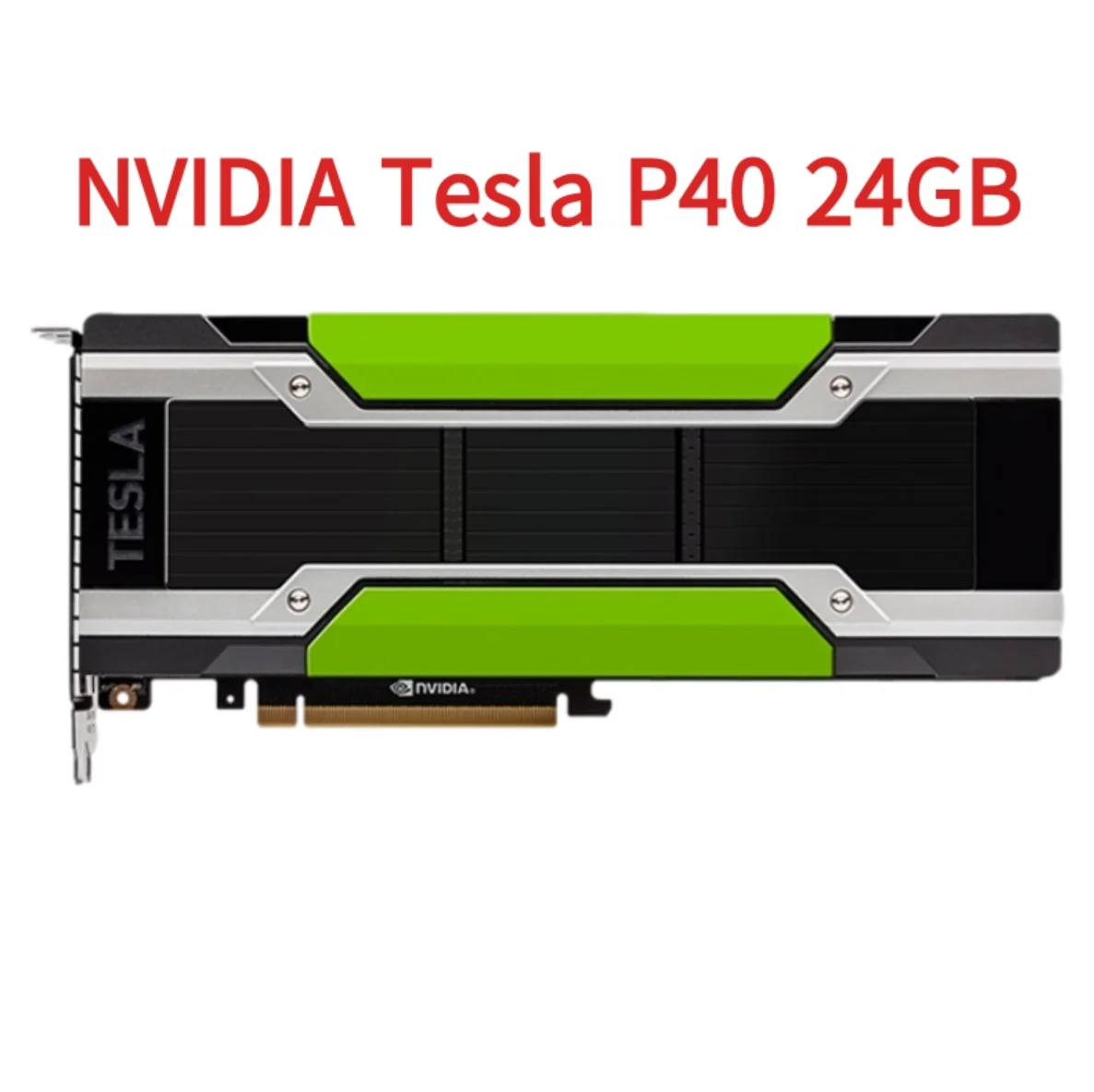 لبطاقة Nvidia Tesla P4 8GB P40 24GB P100 16GB الرسومات GDDR5 Supermicro PCI-E GPU