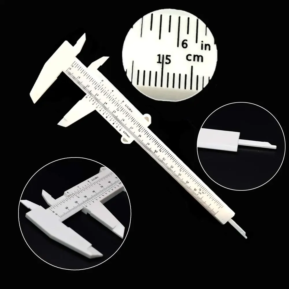 Eyebrow Guide Ruler Double Scale Sliding Tattoo Measuring Ruler  Microblading Vernier Caliper Permanent Makeup Measurement Tools