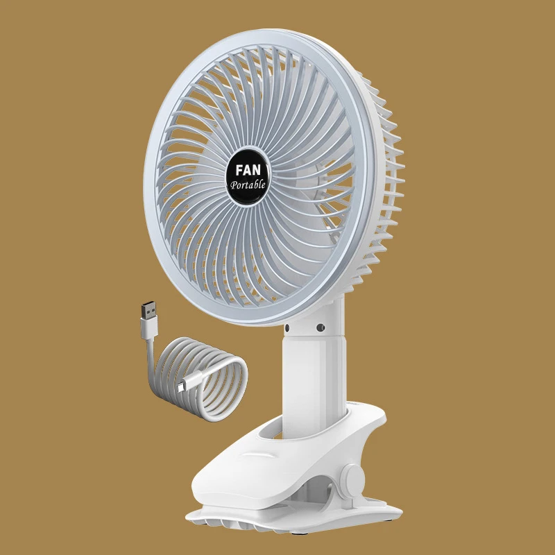 Nuovo multi-funzione clip di luce di notte piccolo ventilatore desktop di base di fan staccabile palmare piccolo ventilatore TYPE-C ricaricabile luce di notte