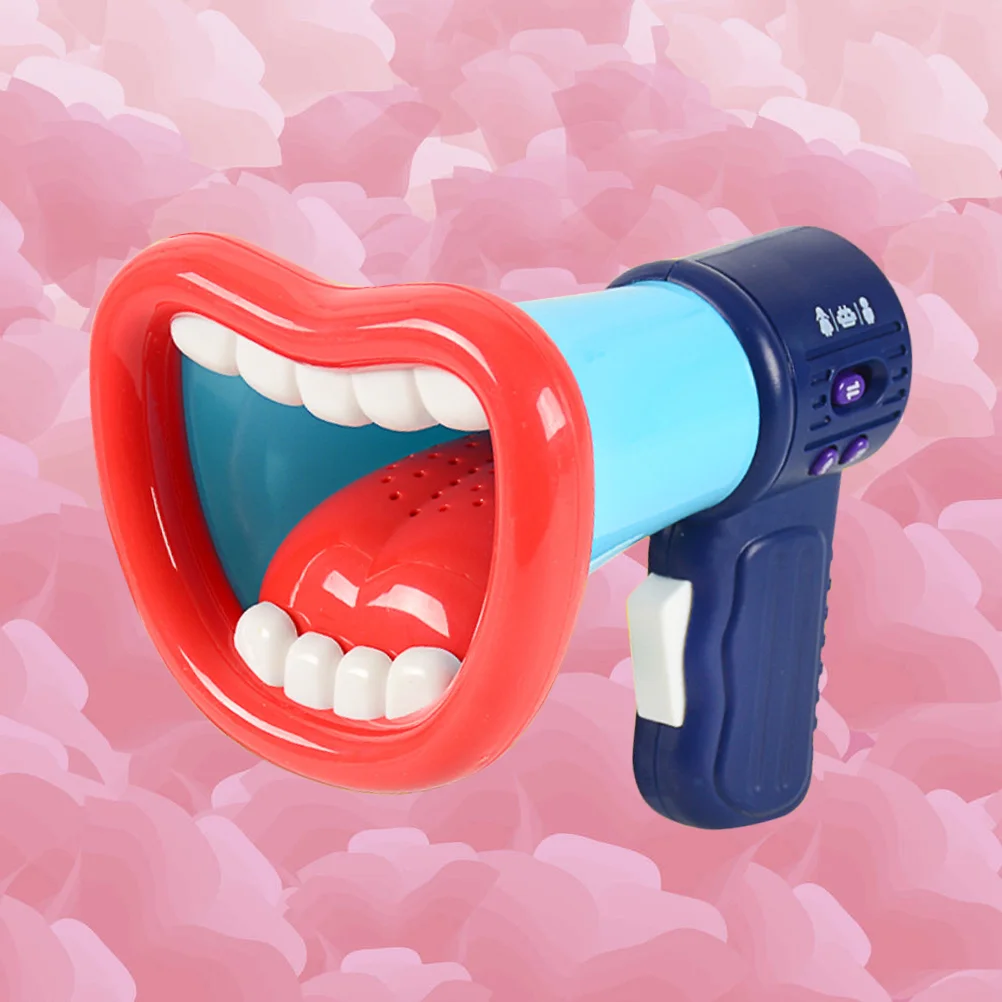 1Pc Voice Changer Small Horn Electronic Amplifier Megaphone Speaker Kid Creative Novelty Souvenir Tricky Funny toy Colorful