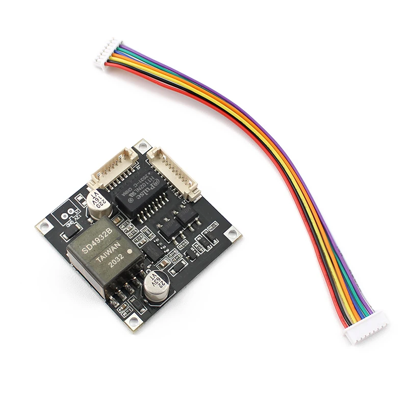 Placa de módulo PoE de 48V a 12V para cámaras IP de red CCTV, alimentación sobre módulos Ethernet, salida IEEE802.3af 12V 1.5a, 15W