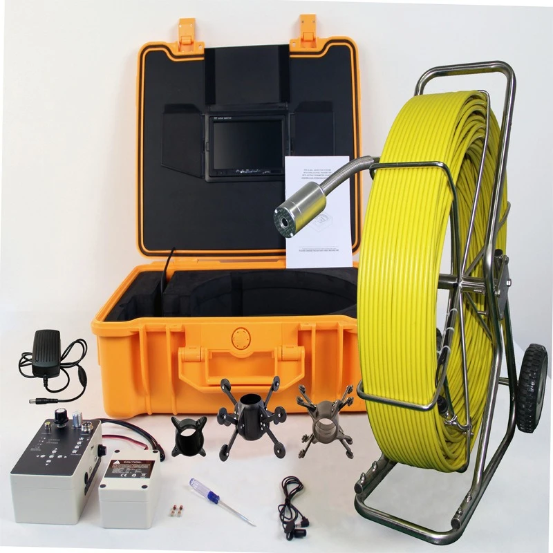 Pipeline detector urban pipeline automatic counting high definition video camera underwater pipeline water well river channel