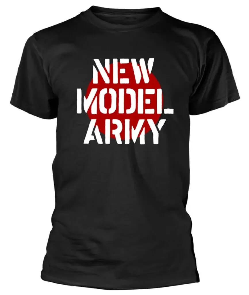 New Model Army Logo Black T Shirt Official