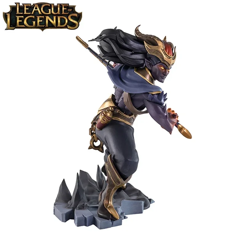 In Stock Genuine Original League of Legends Night Messenger The Unforgiven Yasuo Action Anime Figure Collectible Doll Ornament