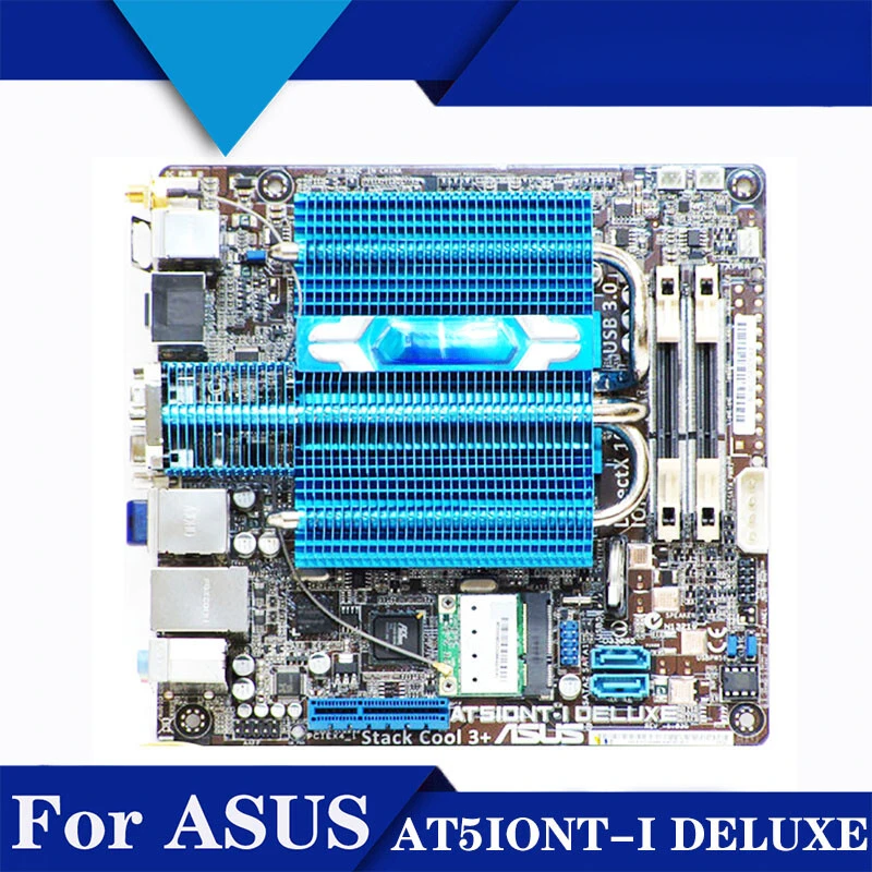 

A+ AT5IONT-I DELUXE для интегрированной материнской платы ASUS с процессором Atom D525, поддержка USB3 ITX