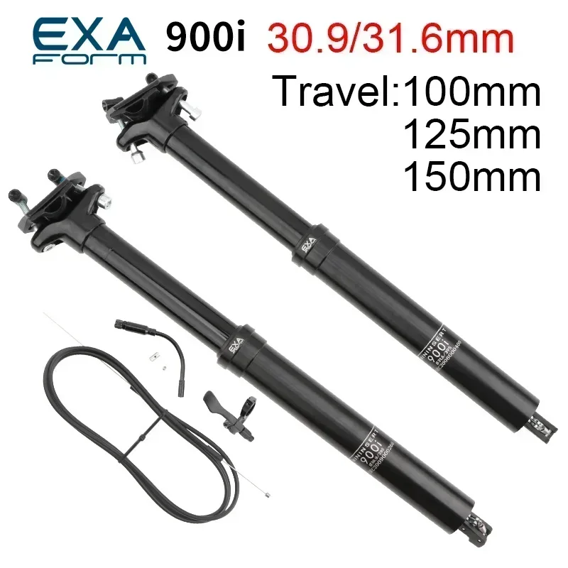 

KS 900i Wire Control seatpost 31 6/30.9*395mm bicycle Telescopic seatpost with shock absorber Internal Routing dropper for mtb