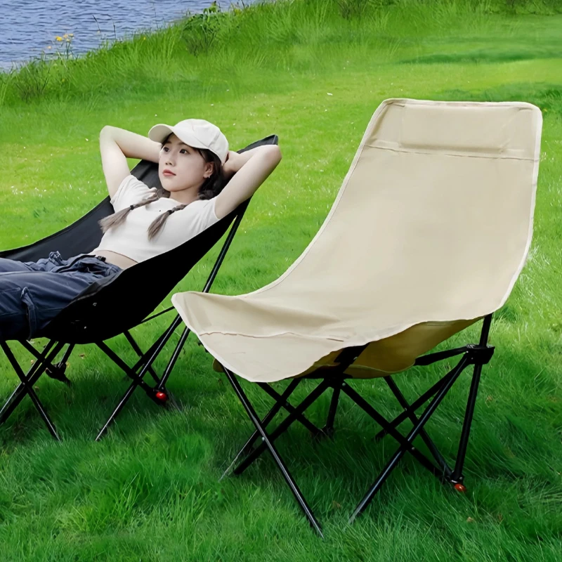 

Angle Adjustable Camping Chair Recliner Lightweight Camping Chair Folding Outdoor Backrest Cadeira De Acampamento Outdoor Gear