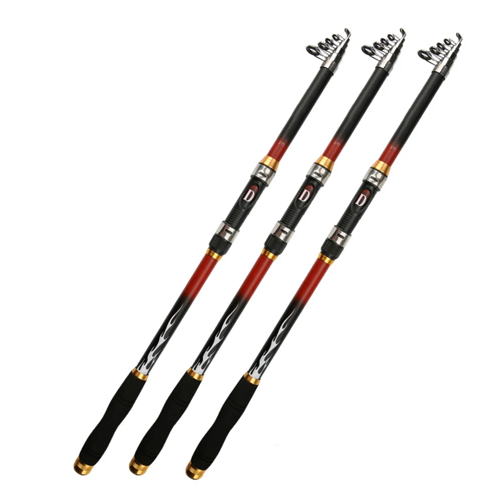 

Telescopic Fishing Rods Ultralight Fishing Pole For Outdoor Saltwater Freshwater Ocean Beach Fishing 2.1-3.6m