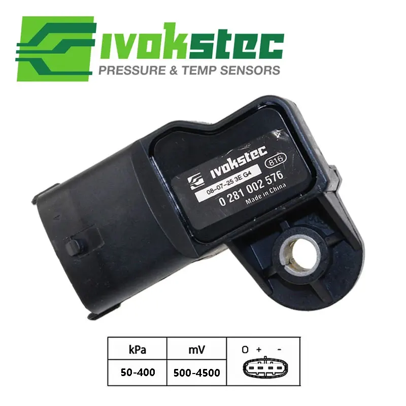 Original Intake Manifold Boost Pressure MAP Sensor For IVECO EuroCargo EuroStar Stralis Trakker 0281002576 504073323 501073323