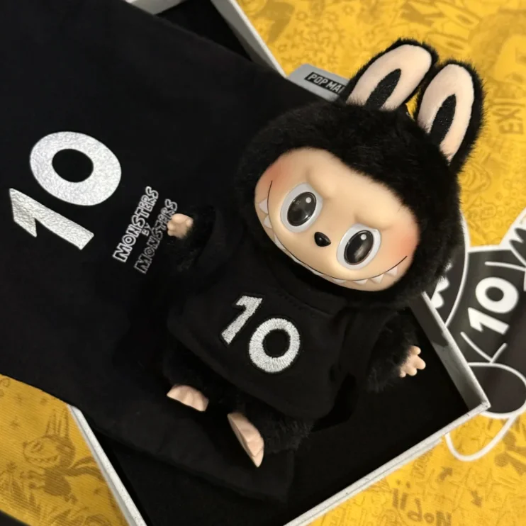 

POP MART THE MONSTERS 10th Anniversary Exhibition Limited LABUBU Vinyl Plush Vibrant Figure Energetic Birthday or Holiday Gifts