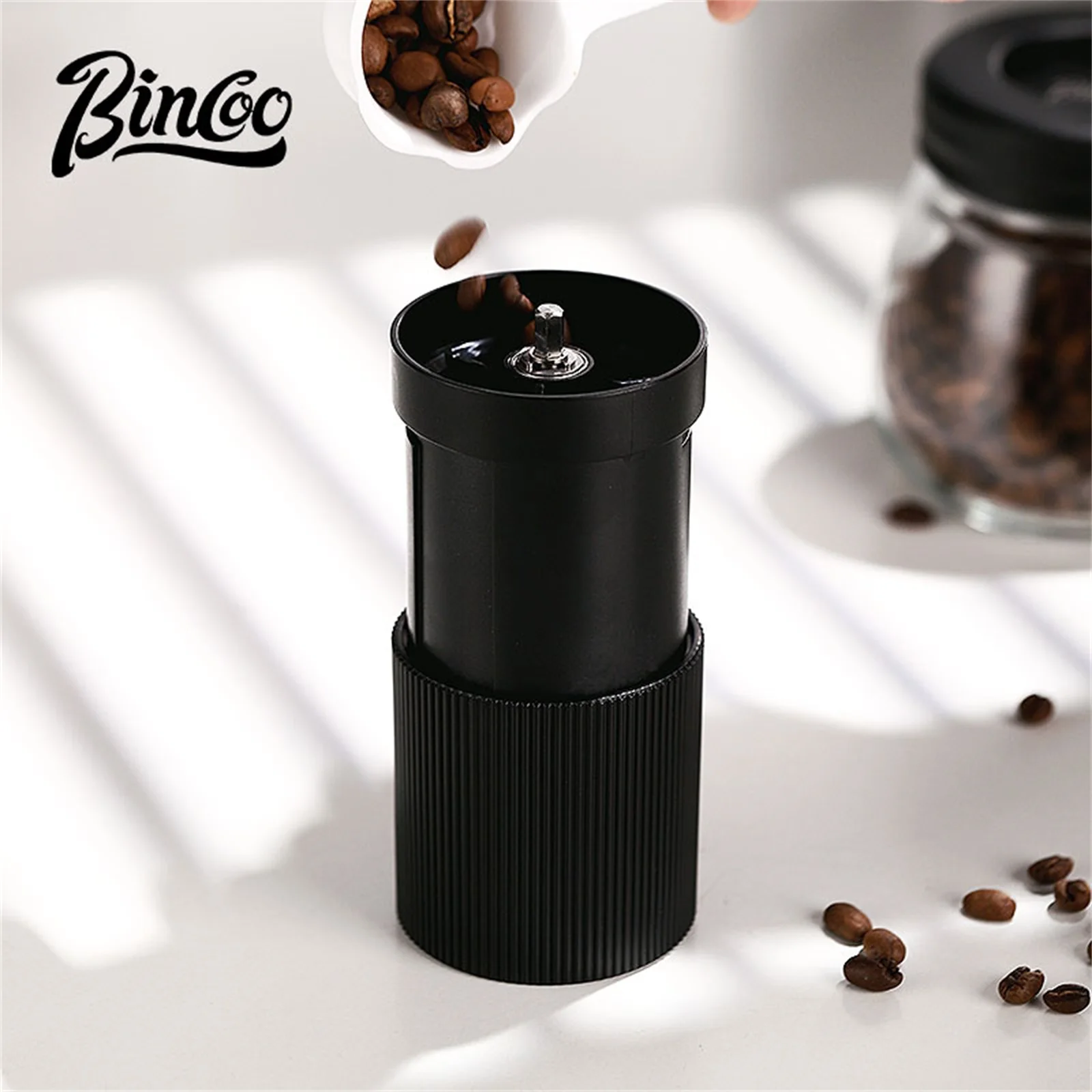 Bincoo New Portable USB Electric Coffee Bean Grinder Adjustable Rechargeable Grinders Household Mini Coffee Machine