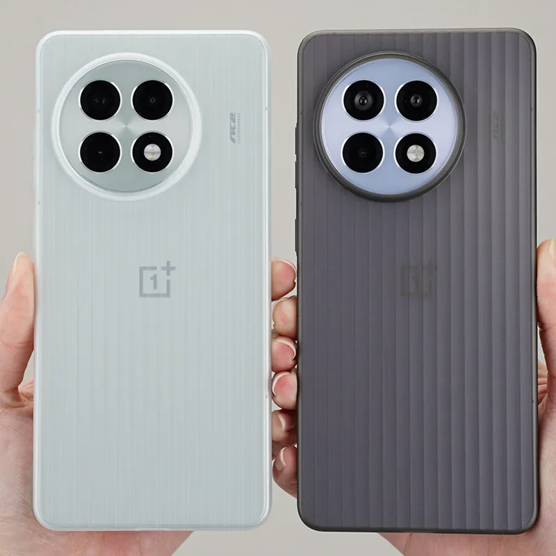 Ultra Thin Slim 0.5mm Clear Matte PP Back Case For OnePlus 13/13R/Ace5 Pro Corrugated uneven Anti fingerprint frosted Cover