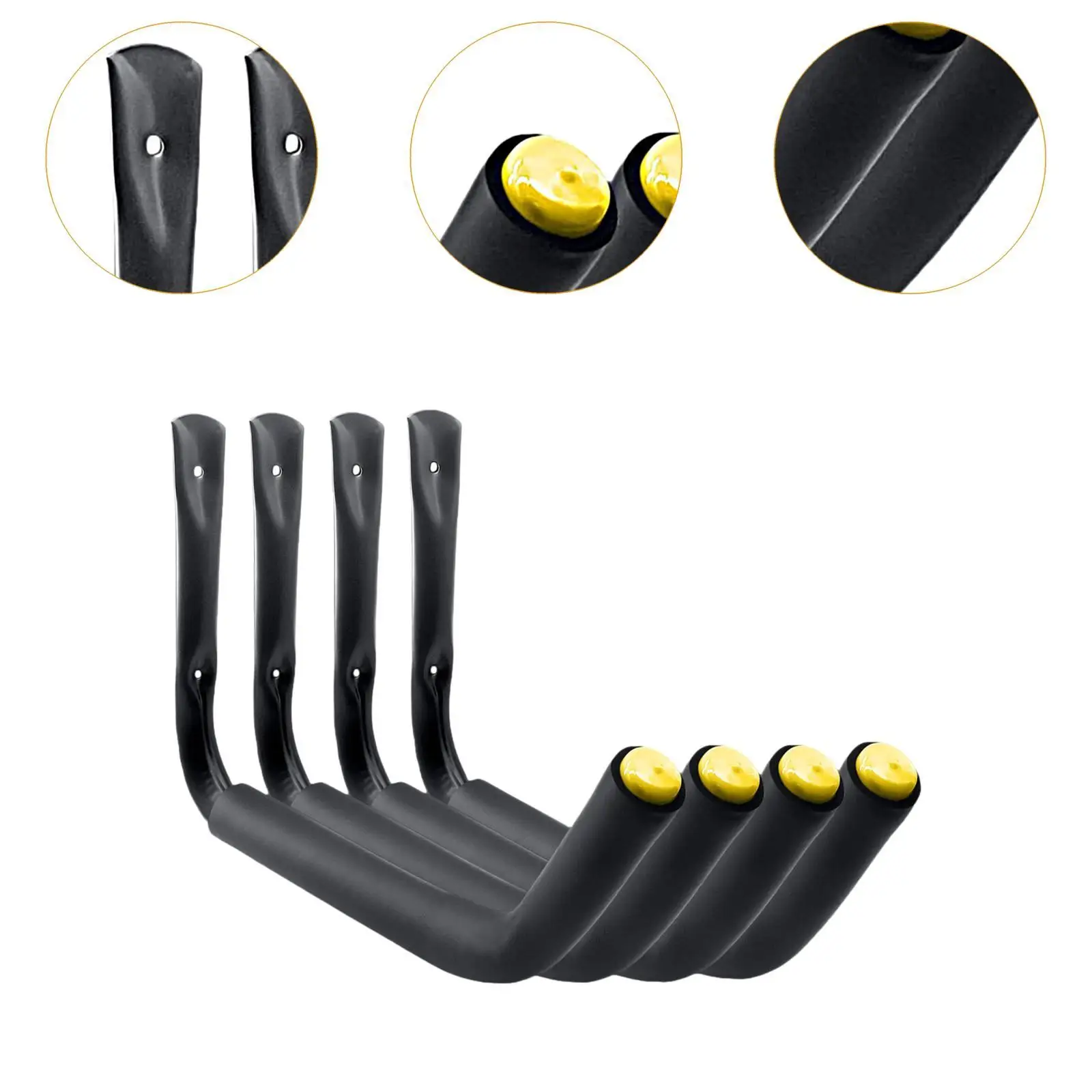 4 قطعة رفوف كاياك متعددة الأغراض جدار جبل رف كاياك تخزين السنانير كاياك الشماعات للداخلية في الهواء الطلق قوارب الكاياك مجداف مجلس المنزل