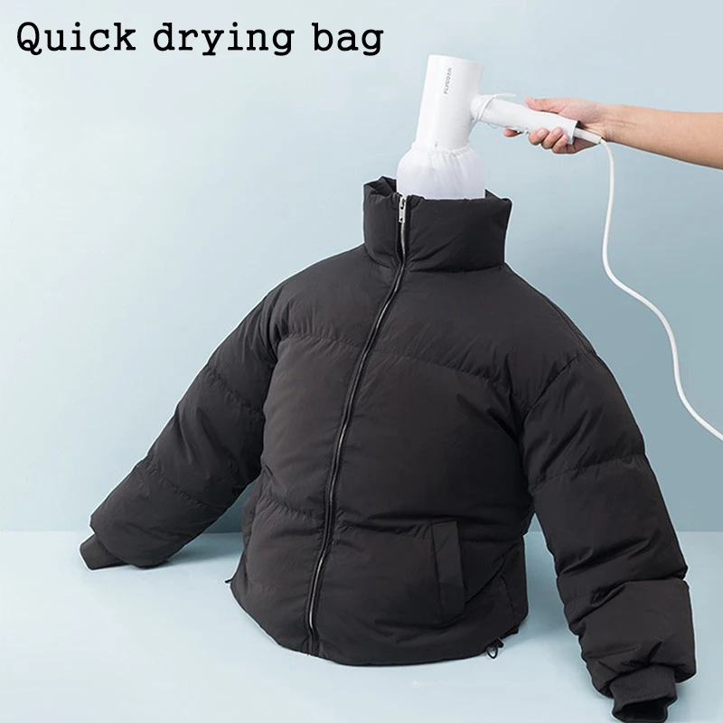 Clothes Dryer Bag Down Jacket Large Capacity Oxford Cloth Elastic Opening Laundry Bag Fast Drying