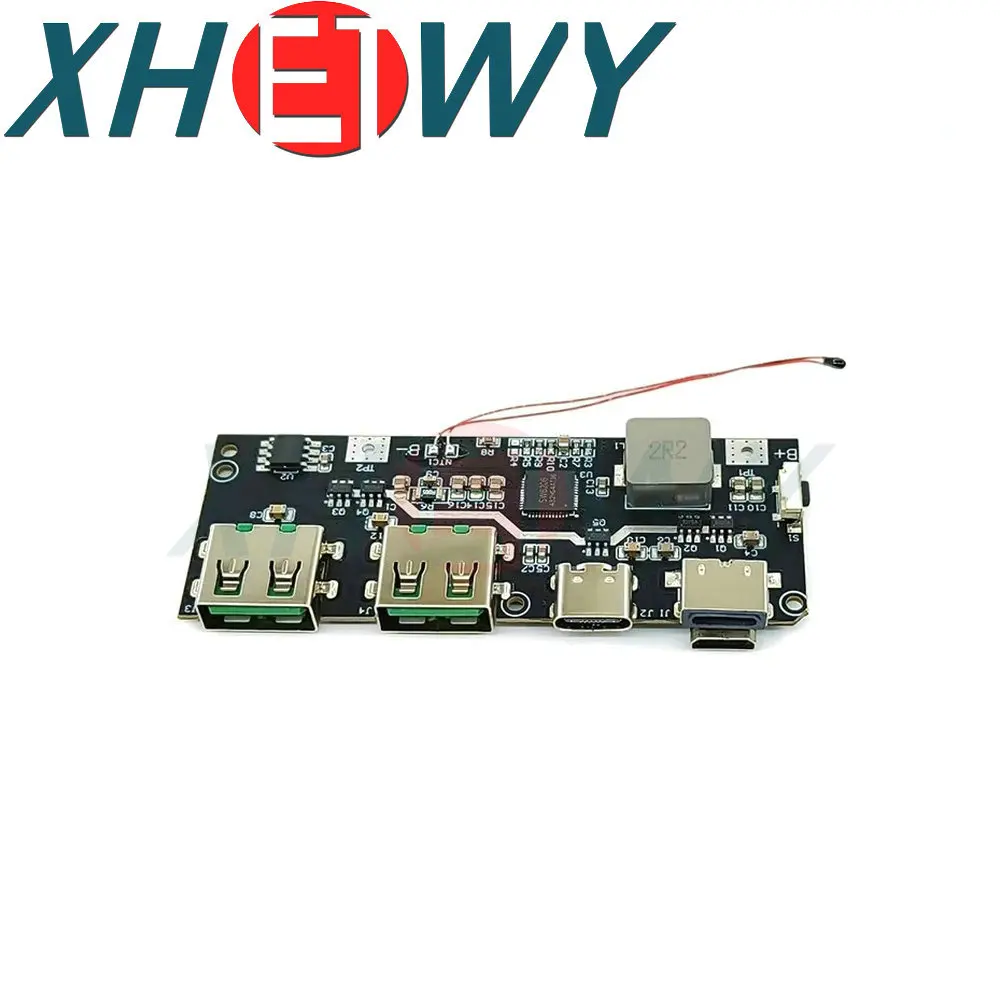 22.5W power bank 5-port bidirectional fast charging mobile power module circuit board DIY motherboard kit QC4+PD3.0