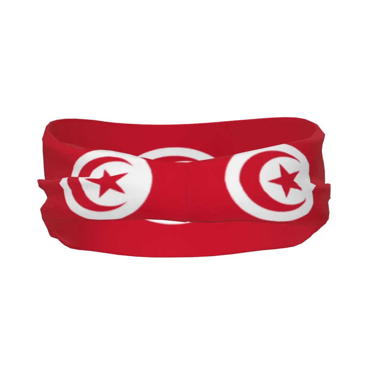 Headband Tunisia Flag Headwrap Hairband for Tennis Gym Fitness Headwear Hair Accessories