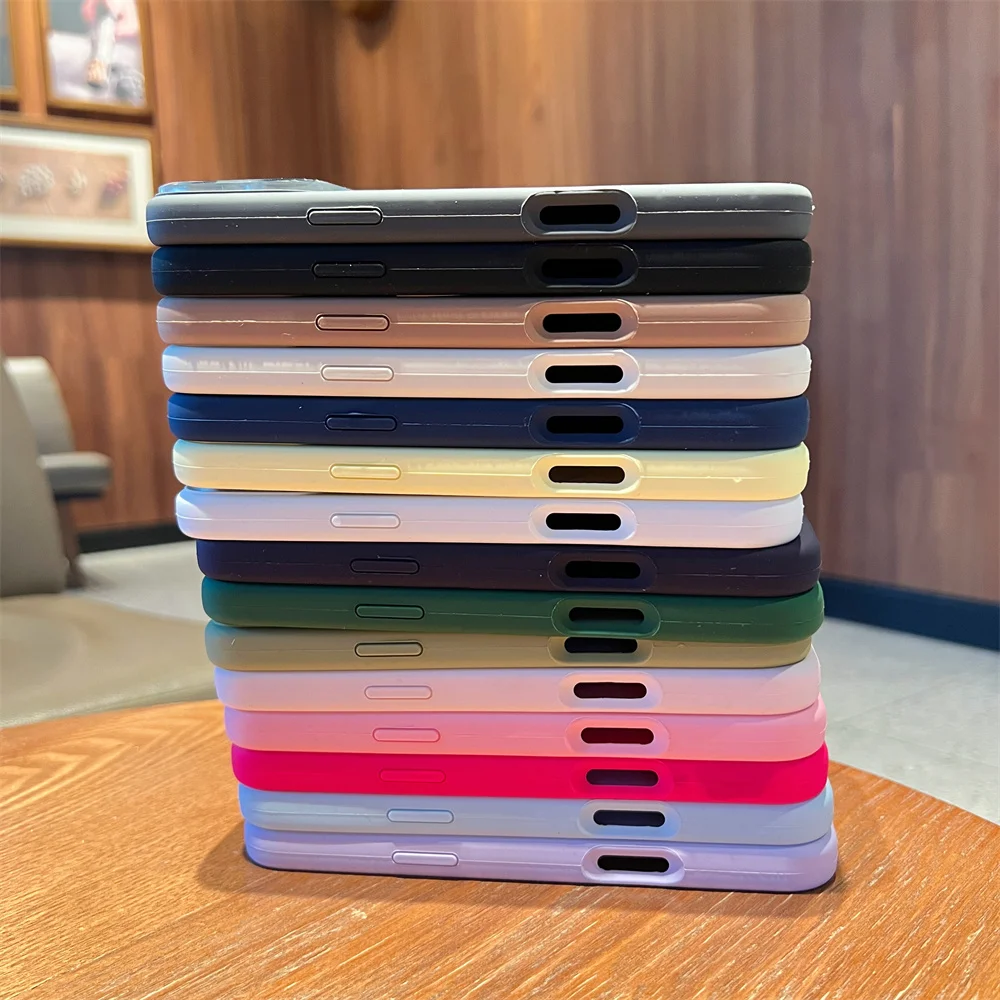 Liquid Silicone Large Window For Magsafe Case For iPhone 17 16 15 14 13 Pro Max Magnetic Charging Glass Lens Protect Soft Cover - view 5