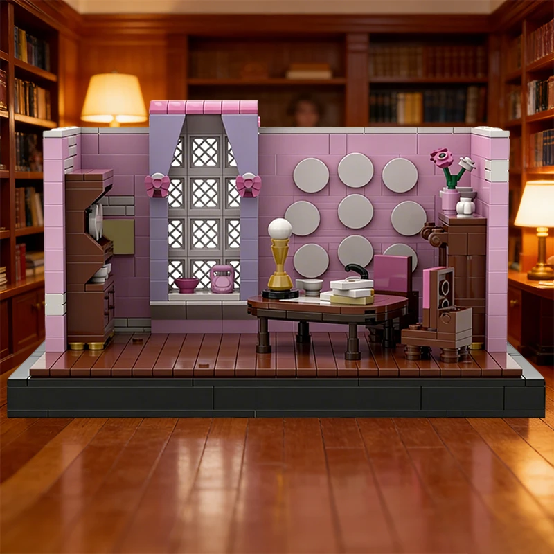 627 PCS Game Professor's Office MOC Aanpasbare modulaire bouwsteentechnologie Populair creatief ontwerp DIY-speelgoed Kerstcadeau