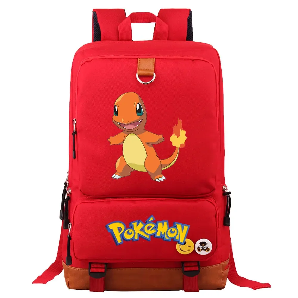 Charmander Squirtle Gengar Boys Girls Kids School Book Bags Women Bagpack Teenagers Canvas Men Laptop Travel Student Backpack