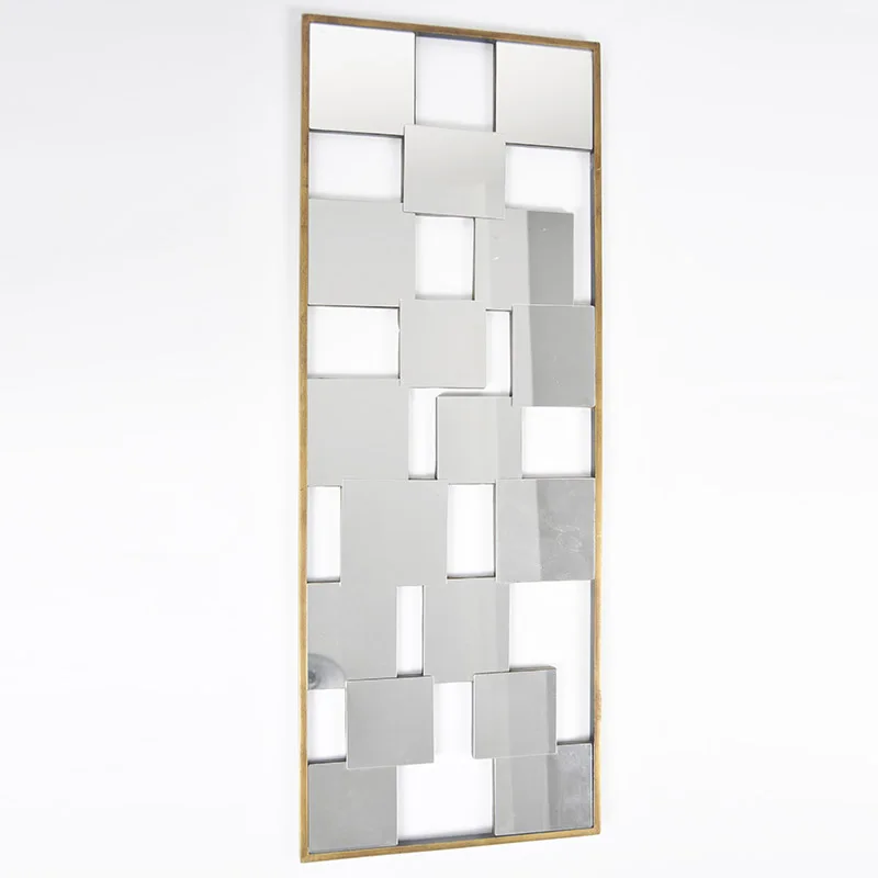 94.5*35.5*1.5cm Newest Design  Large Luxury Decorative Wall Mirrors Home Rectangle Burlywood Wall Mirror