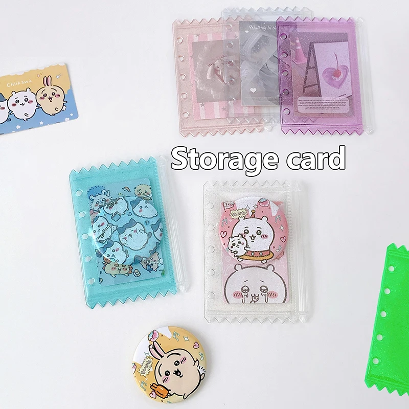 M5 свободный чехол с пятью отверстиями, искусственная кожа, прозрачная блестящая сумка для хранения блокнотов, внутренняя сумка, Чехол для карт