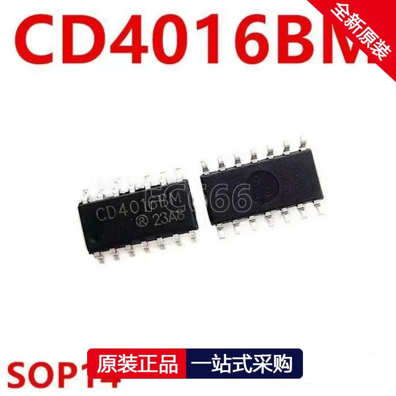 5PCS CD4016BM96 CD4016BM SOP14 Analog switch/multiplexer IC chip