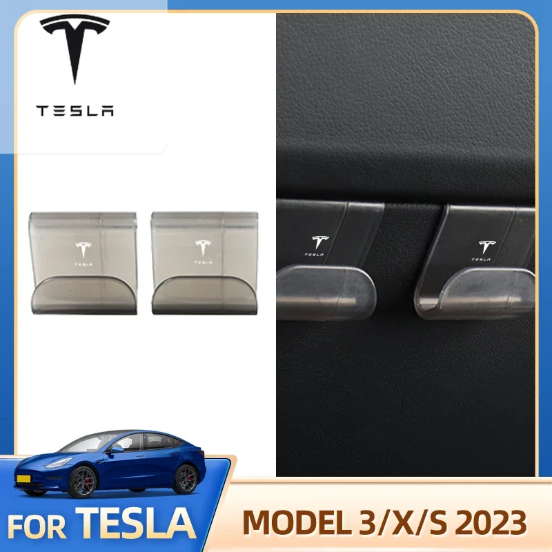 

For Tesla Model 3 Y Juniper Highland 2025 2026 Edition Passenger Buckle Glove Box Convenient Hook Accessories Car M Car Sticker