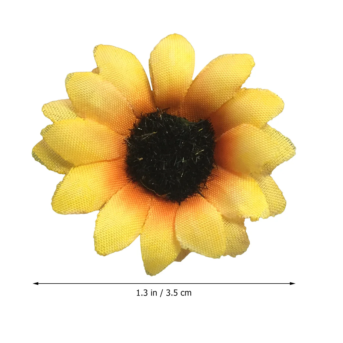 8 Uds. Pinzas para el cabello girasol Margarita simulación amarillo para niños niñas pasadores de flores horquilla para niños foto fiesta accesorio diario