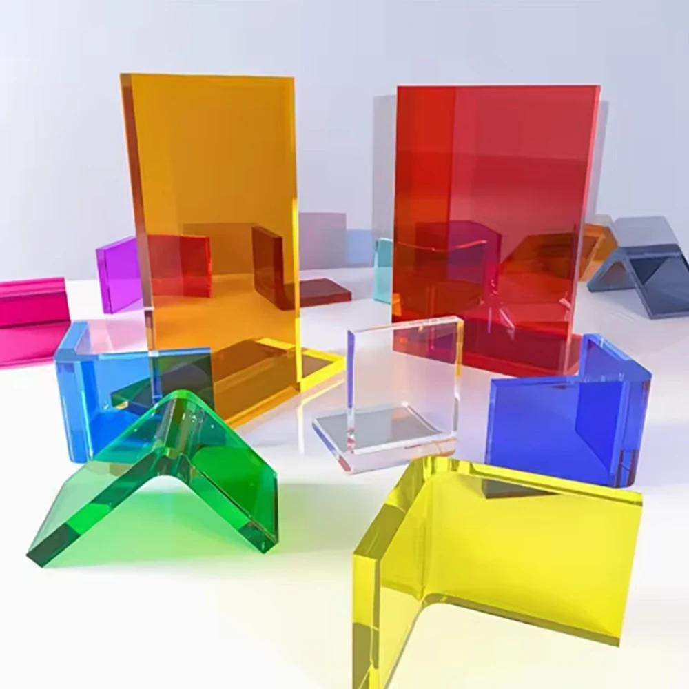 1P Thick8/10mm Color Semi Transparent Board Frosted Plastic Transparent Clean Board Suitable for DIY/home Decoration/Handicrafts