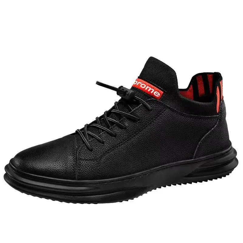 New Fashion Brand winter keep warm with plush fur Black  Mens Casual Leather Lace Up sneaker Formal Oxford Shoes ert5