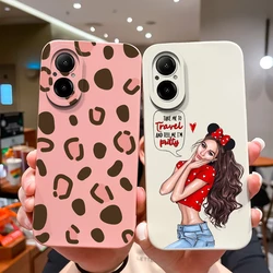 For Oppo Realme C67 4G Cases Cute Sweet Girl Pattern Shockproof Phone Cover For OppoRealmeC67 Realme C 67 Silicone Soft Fundas