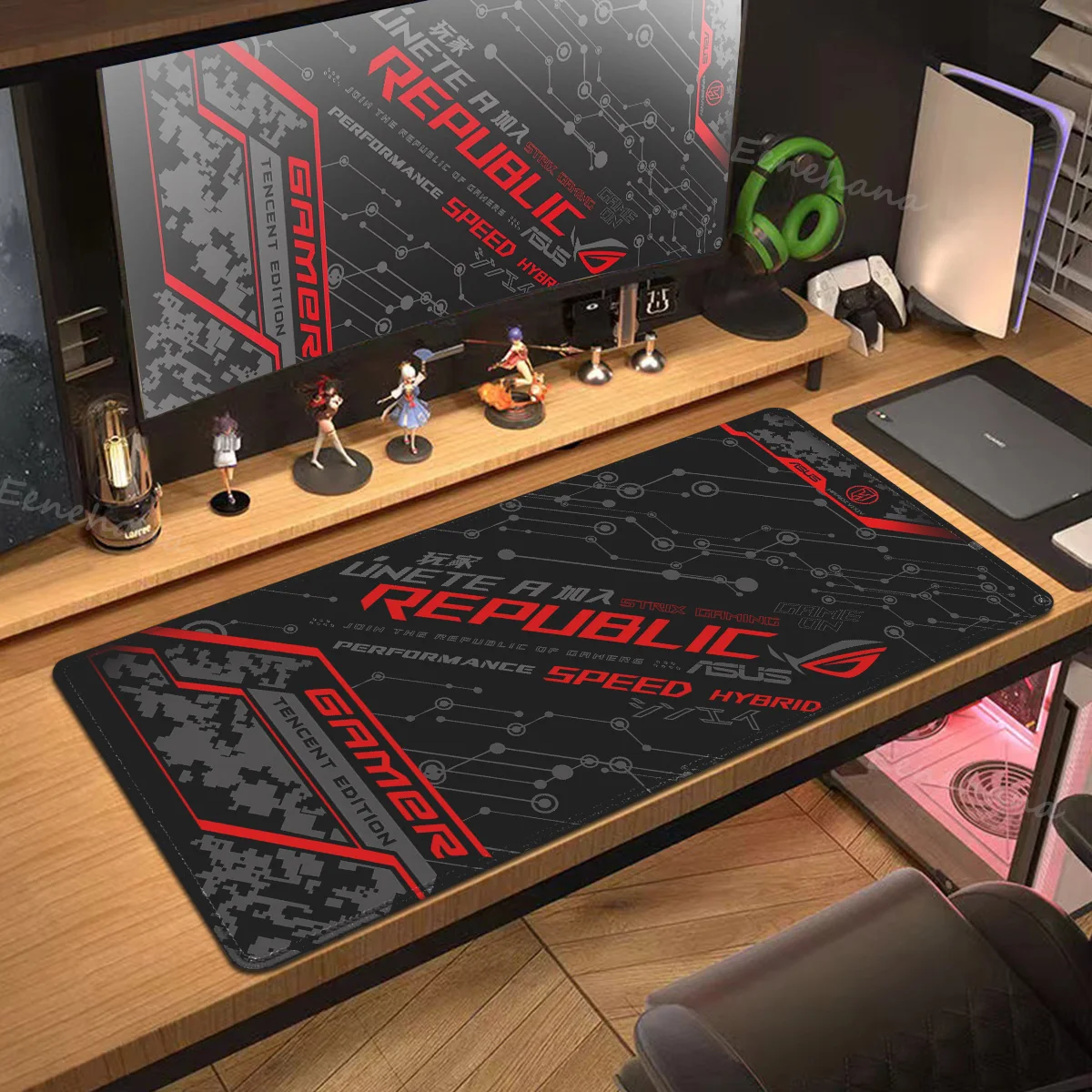 

ASUS ROG Mouse Pad Gaming Accessories Desk Mat Gamer Cabinet Mousepad Keyboard Pc Office Mats Xxl Large Mause Carpet 900x400 Rug