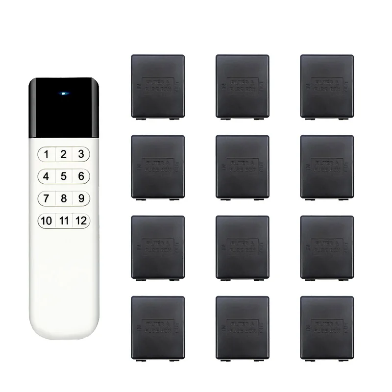 AC 220 v 1 ch RF  wireless remote control switch receiver   transmitter smart  lighting  315/433mhz