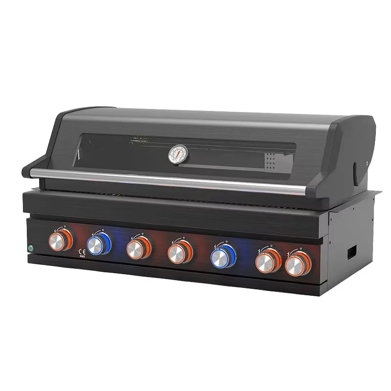

Stainless Steel Portable Bbq Outdoor 7 Burner Propane Gas Grill